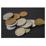 Lot of Unsearched Foreign Coins See pics