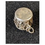 Silver Drum Charm   3.20 grams   A