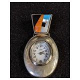 Watch Pendant With Inlay Stones   16.31   CC