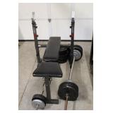 Bench Press Kit with Curl Bar