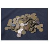 Lot of 130+ Wheat Cents