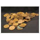 Lot of 100 Unsearched Lincoln Wheat Cents
