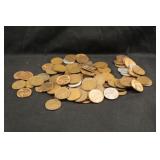 Lot of 100 Unsearched Lincoln Wheat Cents