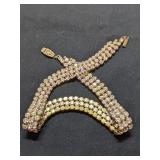 Vintage Rhinestone Choker 13"