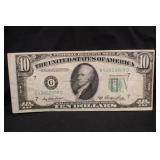 1950-A $10 Chicago Federal Reserve Note *Miscut