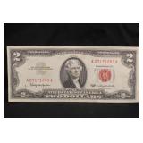 1963 $2 Red Seal Bank Note *Better Condition
