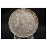 1884 Rainbow Toned Morgan Silver Dollar