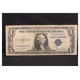 1935-E $1 Silver Certificate Bank Note