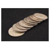 Lot of 10 Silver Roosevelt Dimes