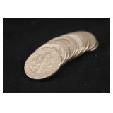 Lot of 10 Silver Roosevelt Dimes