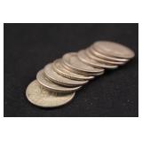Lot of 10 Silver Roosevelt Dimes