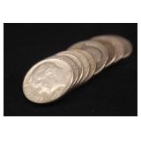 Lot of 10 Silver Roosevelt Dimes