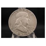 1960-D Franklin Silver Half Dollar