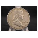 1961-D Franklin Silver Half Dollar