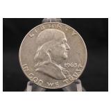 1963-D Franklin Silver Half Dollar