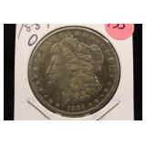 1884-O Morgan Silver Dollar