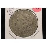 1890-O Morgan Silver Dollar