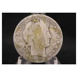 1906 Barber Silver Half Dollar