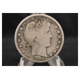 1906-P Barber Silver Half Dollar