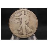 1927-S Walking Liberty Silver Half Dollar