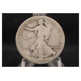 1917-D Walking Liberty Silver Half Dollar