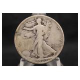 1920-D Walking Liberty Silver Half Dollar
