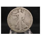 1918-S Walking Liberty Silver Half Dollar