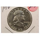 1960 Franklin Silver Half Dollar