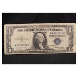 1935-E $1 Silver Certificate Bank Note