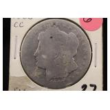 1883-CC Morgan Silver Dollar