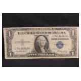 1935-E $1 Silver Certificate Bank Note