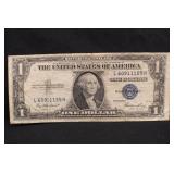 1935-E $1 Silver Certificate Bank Note