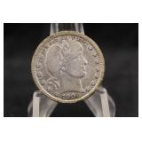 1906-O Barber Silver Quarter