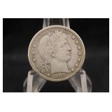 1907-O Barber Silver Quarter *Better Date