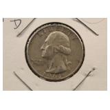 1961-D Washington Silver Quarter