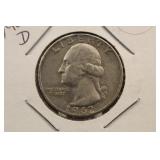 1962-D Washington Silver Quarter
