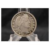 1894-P Barber Silver Quarter
