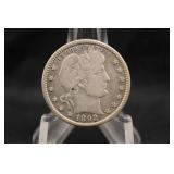 1892-S Barber Silver Quarter *Key Date