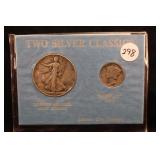 Silver Classic Coins Silver Half and Silver Dime