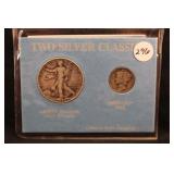 Silver Classic Coins Silver Half and Silver Dime