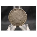 1896-P Barber Silver Quarter