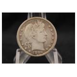 1898-S Barber Silver Quarter *Better Date
