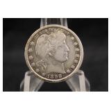 1898-P Barber Silver Quarter