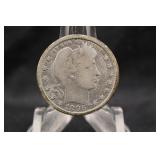 1896-O Barber Silver Quarter *Key Date