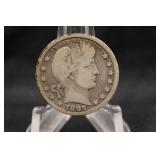 1897-P Barber Silver Quarter