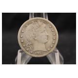 1912-S Barber Silver Quarter 708,000 Mintage