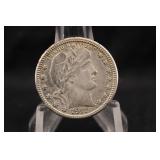1911-S Barber Silver Quarter 988,000 Mintage