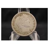 1914-P Barber Silver Quarter