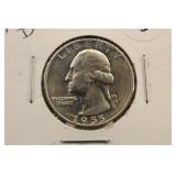 1955-D Uncirculated Washington Silver Quarter