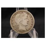 1916-P Barber Silver Quarter